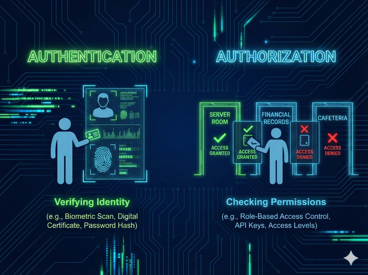Authentication vs Authorization